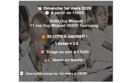 Grande tombola solidaire